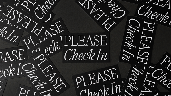 Please Check In Brand Design, Duedance